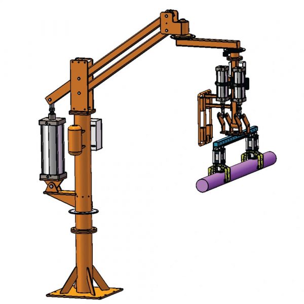 Heavy Loading Manipulator Equipment Rigid Arm Gripper Material Lifting Crane