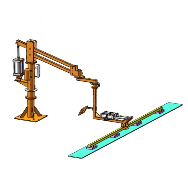 OEM Industrial Pneumatic Gripper Crane Column Type Iron Plate Handling Equipment Automatic Manipulator